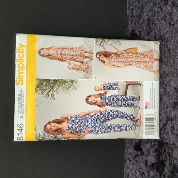 Simplicity 8146 Unused/Uncut Sewing Patterns Women's Jumpsuit Sz. A (3-8) XS-XL - Picture 1 of 3